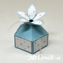 Blütenbox - Stanzschablone